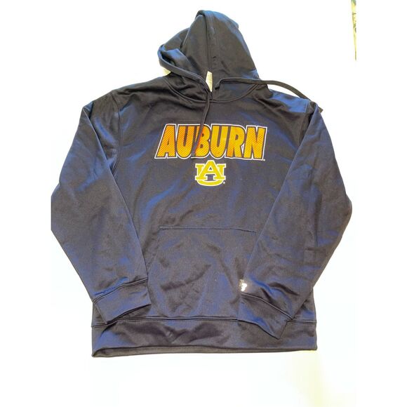 Auburn University‎ Russell Pullover Hoodie Size M Collegiate Orange/Blue A45 - Picture 1 of 6